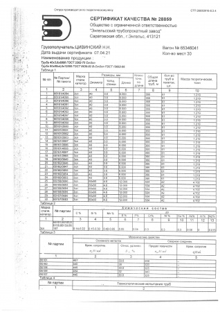Труба ВГП 40х3,0  6000 