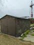 Гараж металлический окрашенный (RAL 8017) с электрикой ,  6000х3000х2550