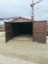 Гараж металлический окрашенный (RAL 8017) с электрикой ,  6000х3000х2550